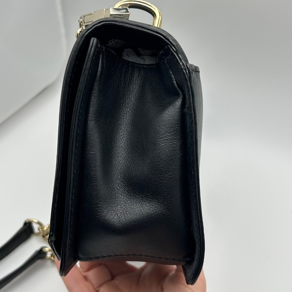 Rebecca Minkoff LOVE Crossbody Black Leather Diamond Quilt EUC - Picture 12 of 14